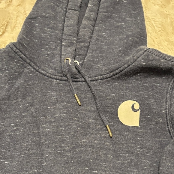 Carhartt Navy Hoodie Sweater - Picture 3 of 4